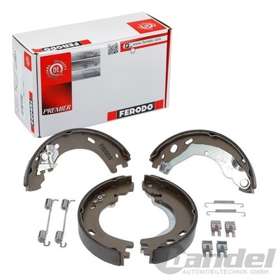 FERODO BREMSBACKENSATZ FESTSTELLBREMSE 210mm passend für LAND ROVER DISCOVERY RA
