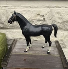 Vintage Marx Johnny West Best Of the West BLACK Thunderbolt Horse With bridle