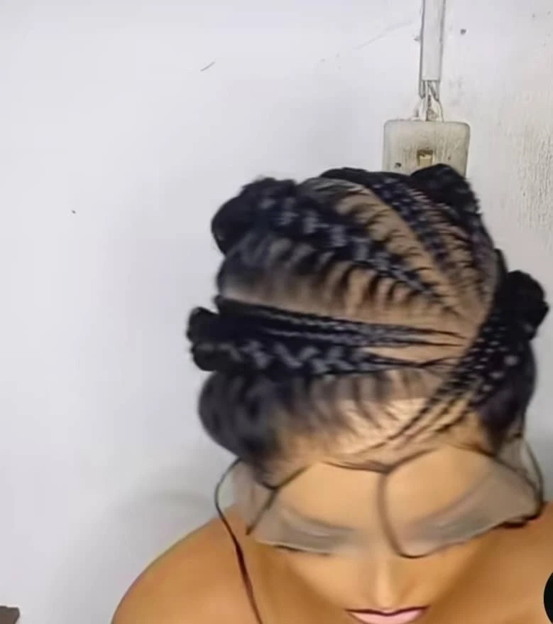 Peluca trenzada Hilda Bacci peluca peinado para mujer negra - Imagen 1 de 2