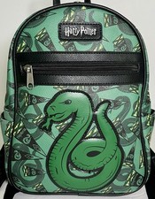 LOUNGEFLY HARRY POTTER SLYTHERIN SERPIENTE VERDE NEGRO MINI MOCHILA 12" BOLSO UNISEX