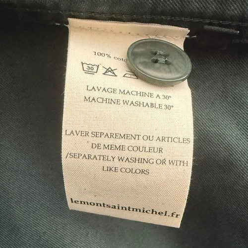 NWT Le Mont St Michel French Work Jacket XL Forest Green Moleskin Chore Coat image 5