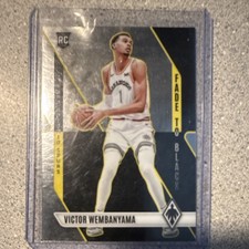 2023-24 Panini Phoenix Fade to Black Victor Wembanyama Rookie #11 Spurs