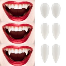  3 Pairs Accessoires D'Halloween Deguisement Vampire Adulte Costume Cosplay