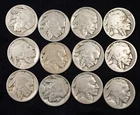 Lot of (12) 1914-S Buffalo Nickels All About Good (AG)