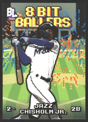 Jazz Chisholm Jr. #8B-12 2023 Topps Big League 8 Bit Ballers Miami Marlins