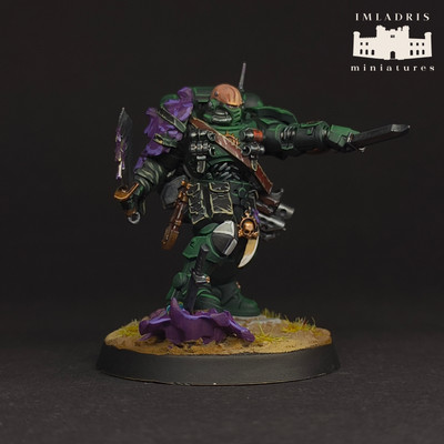 Lieutenant with combi-weapon | Dark Angels | Warhammer 40k | painted