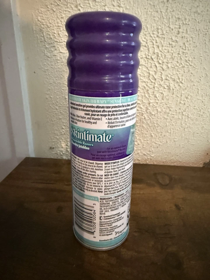 Skintimate Shave Gel Moisturizing Sensitive Skin 7oz. - Image 2 of 2