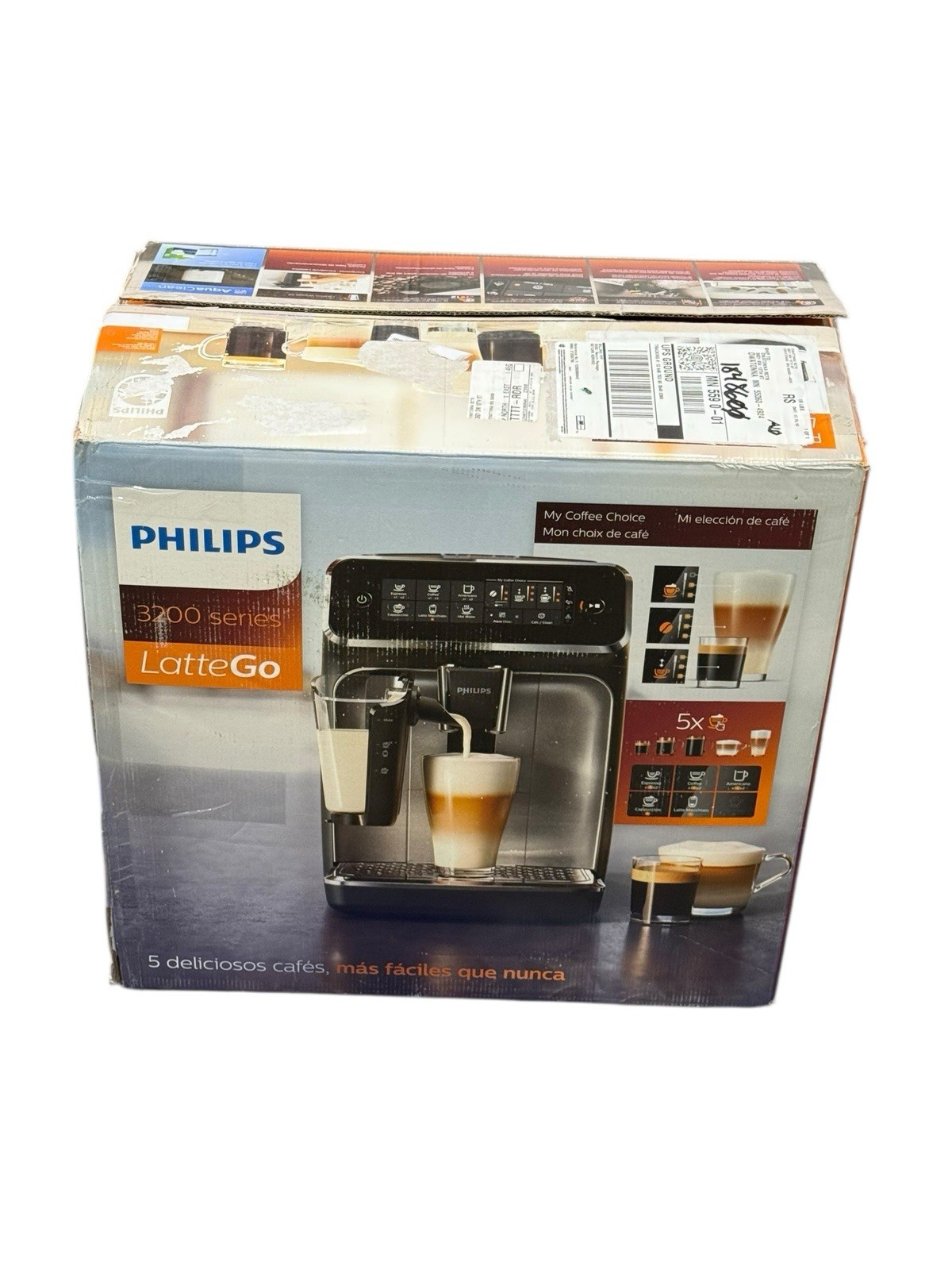 Philips 3200 LatteGo Super-Automatic Espresso Machine Used Once