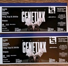 2x Genetikk Konzertkarten 10.04 im Löwensaal Nürnberg
