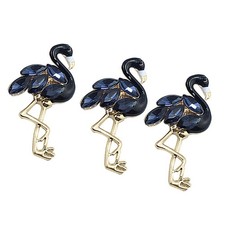 3 Pcs Diy Alloy Accessories Cell Phone Crown Rhinestone Embellishments