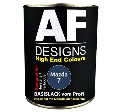 1L Autolack für Mazda 7 Melina Blue Perl  Autolack Spritzfertig