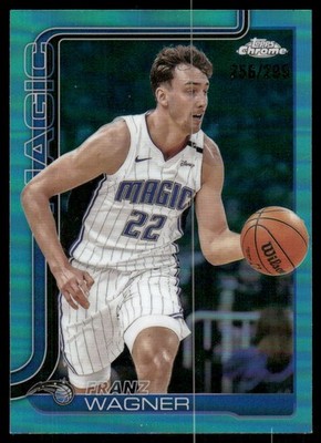 2025-26 Topps Chrome Teal Refractors #116 Franz Wagner /299 - BSK