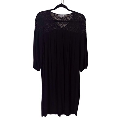 World Market Size Small Medium Black Boho Beach Oversized Lace Midi Length  Dress | eBay