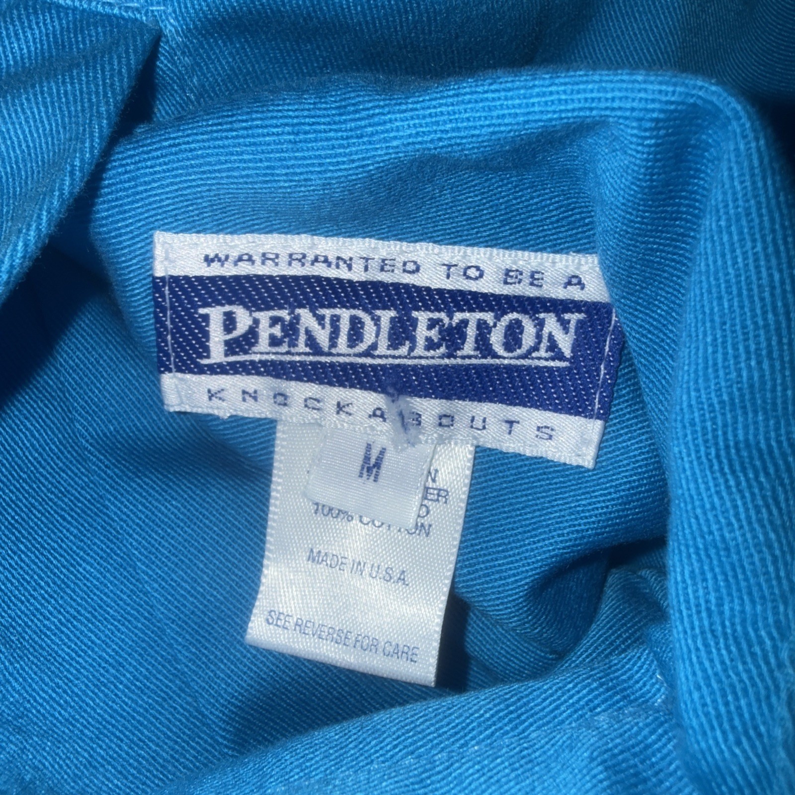 VTG Pendleton Knockabouts Blue Reversable Casual … - image 2