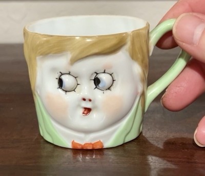 VTG NIPPON SIGNED JAPAN KEWPIE Face Child's MUG CUP A