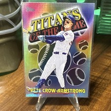 Topps Titans of the Game 2026 Pete Crow-Armstrong TOG-13 Chicago Cubs Insert