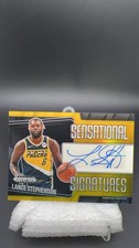 2024 Prizm Black Lance Stephenson Sensational Signatures Gold Auto /10 #19854 MC
