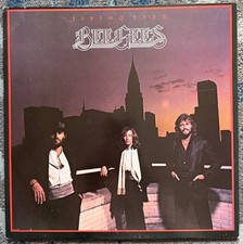 Bee Gees Living Eyes LP Vinyl Record 1981 RSO Records Classic Pop Rock