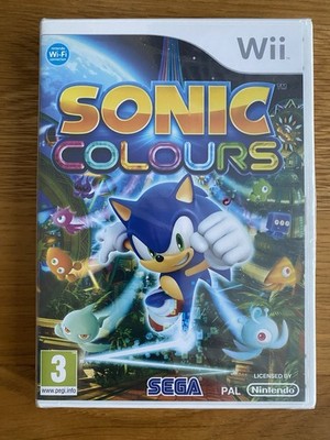 SONIC COLORS NINTENDO WII SPIEL BRANDNEU FACTORY SEALED UK VERSION PEGI 3