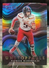 Patrick Mahomes II 2022 Panini Select Draft Picks - Unstoppable #US-PM Silver...