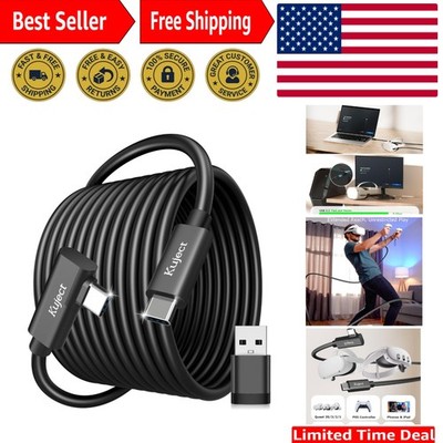 Link Cable 16FT Compatible for Quest 3S/3, Quest 2/Pro, Pico 4, VR Headset Ac...