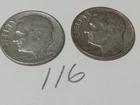 Silver Roosevelt Dimes X 2  116   ***FREE SHIPPING***