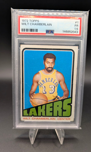 Topps 1972-73 Wilt Chamberlain #1 Los Angeles Lakers PSA 1.5