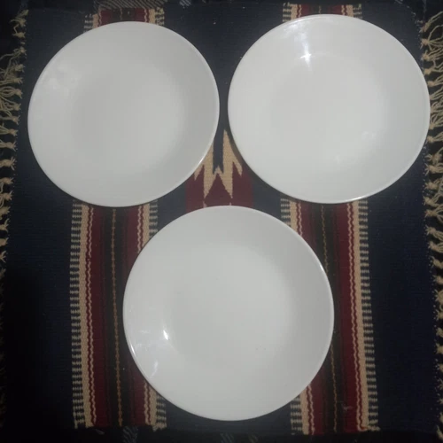 Vintage Corelle By Corning Winter Frost White 6.25 " Bread N Butter Plates Set 3