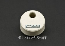 Vintage Wacom Stylus Pen Stand Holder Beige With Wacom Logo.