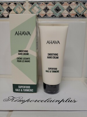 Ahava Superfood Kale & Turmeric HAND CREAM 3.4 Fl Oz New Boxed 