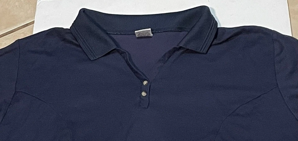 Fred Meyer униформа рубашка-поло женщин 2XL стиль 72435 превосходной группы синий - Изображение 2 из 4