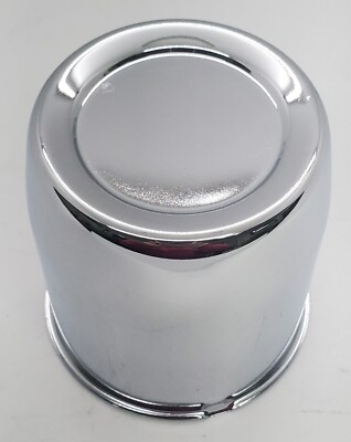 #4 Chrome push through closed end cap 3.209'' Dia - 3 1/2'' Tall P/N#101