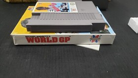 CIB MICHAEL ANDRETTI'S WORLD GP NINTENDO NES VIDEO GAME COMPLETE BOX PROTECTOR