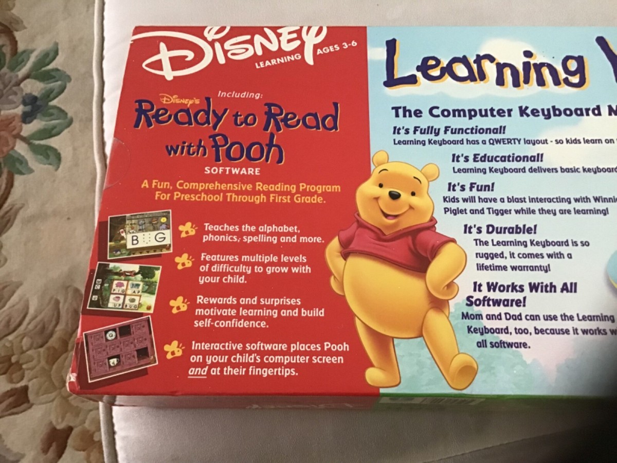 キーボード Pooh. Disney Winnie The Pooh Tigger Piglet Learning Microsoft