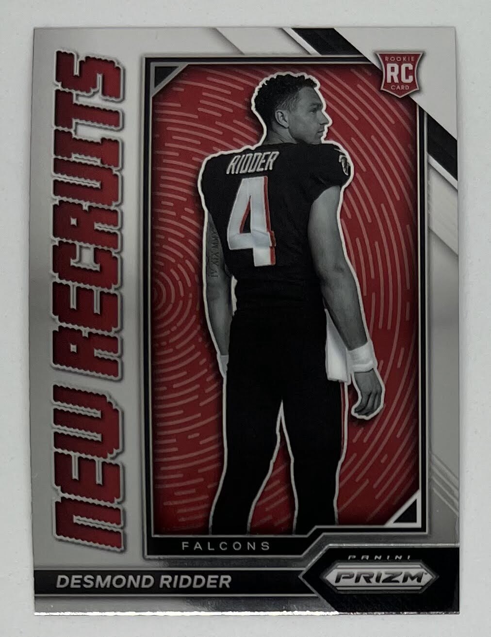 2022 Panini Prizm New Recruits Desmond Ridder #NR-2 Atlanta Falcons