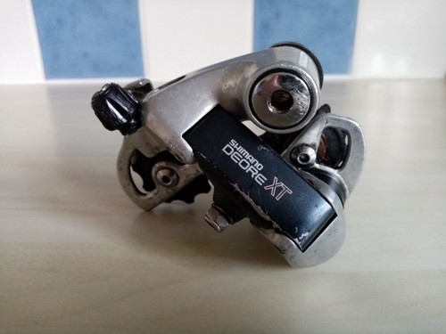 Retro Shimano Deore XT RD-M735 Rear Derailleur Short Cage 7 Speed | eBay