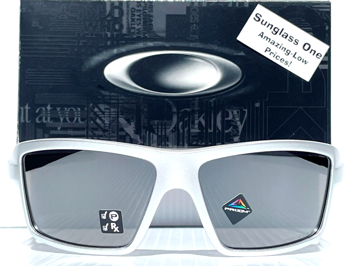 NEW Oakley CABLES X-Silver POLARIZED PRIZM Black Lens Sunglass