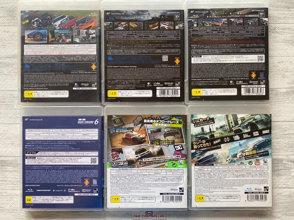 その他 PlayStation 3 & GRAN TURISMO5 & 6 SONY PS3 Gran Turismo 5 6 & Prologue Spec Ⅱ Ⅲ & McRae