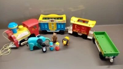 Jouet Ancien Le Train Cirque Fisher Price Vintage Réf: 991. Little People - Photo 1/4