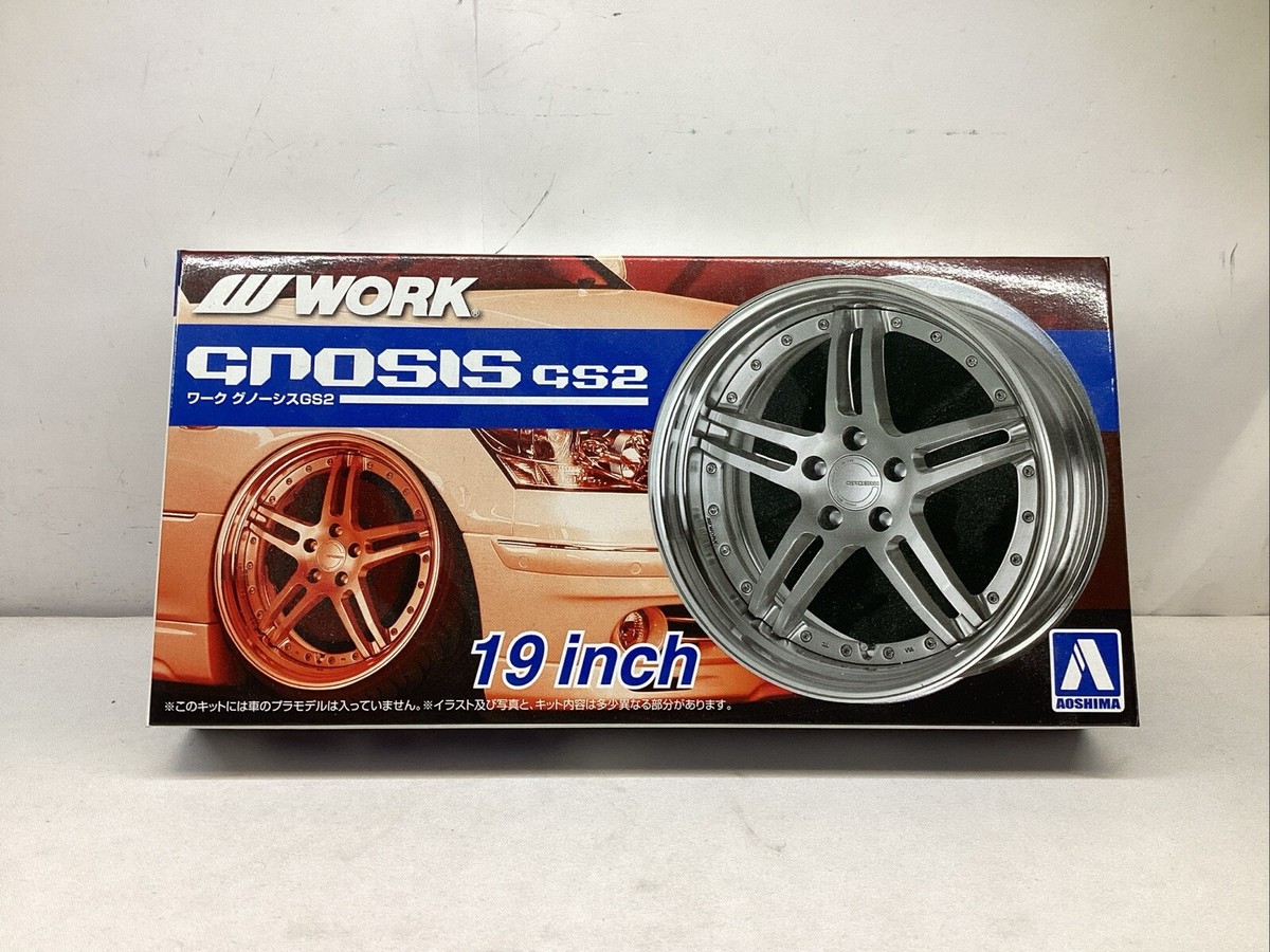 Aoshima- Work Gnosis GS2 19 inch model wheels NIB #MS9142 | eBay