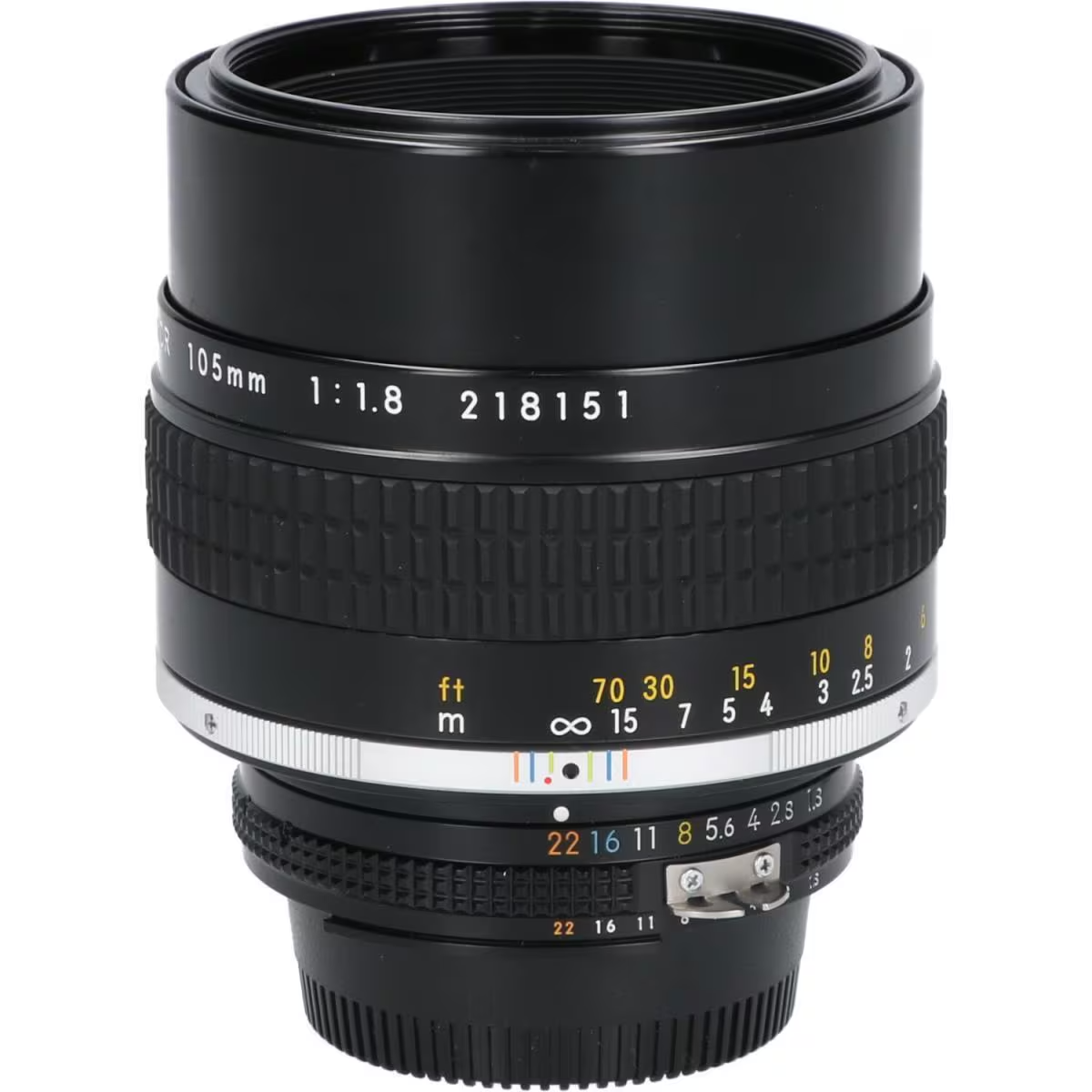 NIKON AI105 1.8S Lens 260-006-589-4262 Authentic Fast Prime Portrait