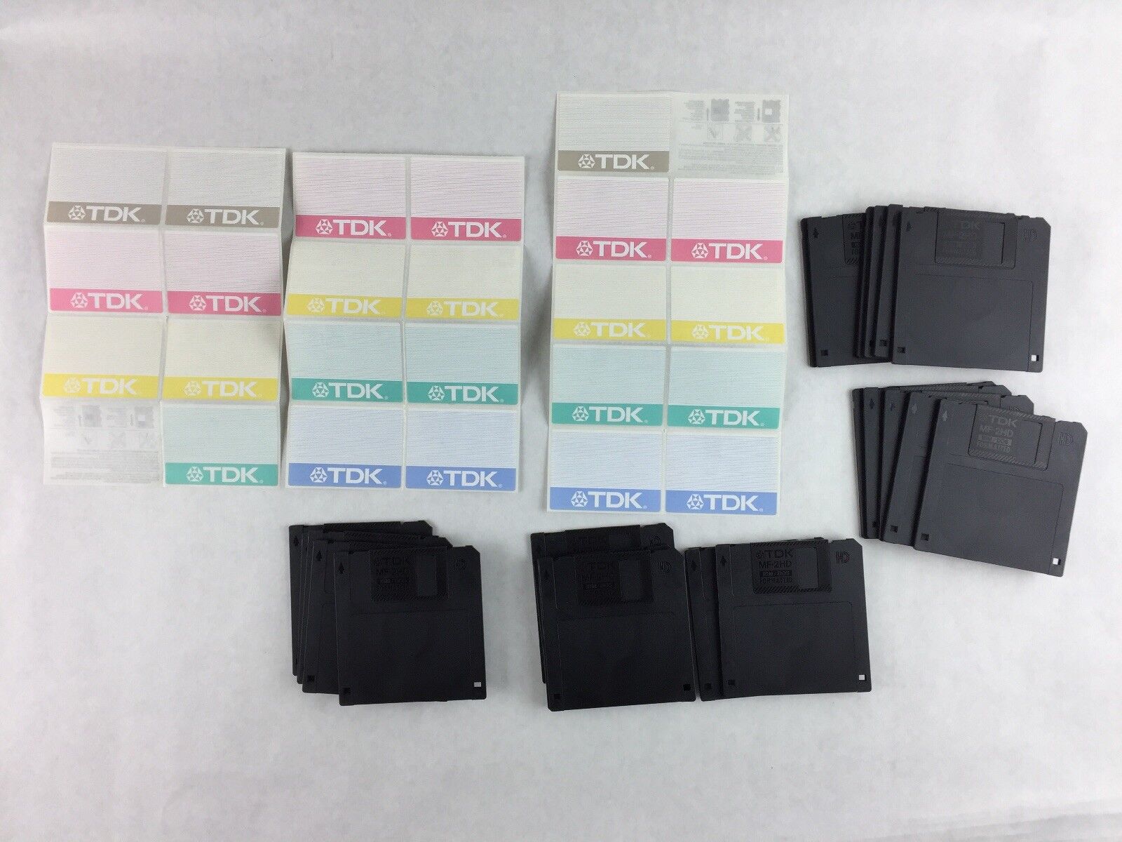 23 - TDK 3.5” Floppy Disks Formatted for IBM MF-2HD 1.44 MB