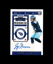 2019 Contenders ROOKIE TICKET SP JAYON BROWN AUTO RC! UCLA STAR, Titans