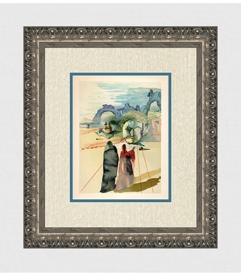 Salvador Dali Original 1960 Surreal Woodcut Avarice Prodigality Framed Coa Ebay ebay