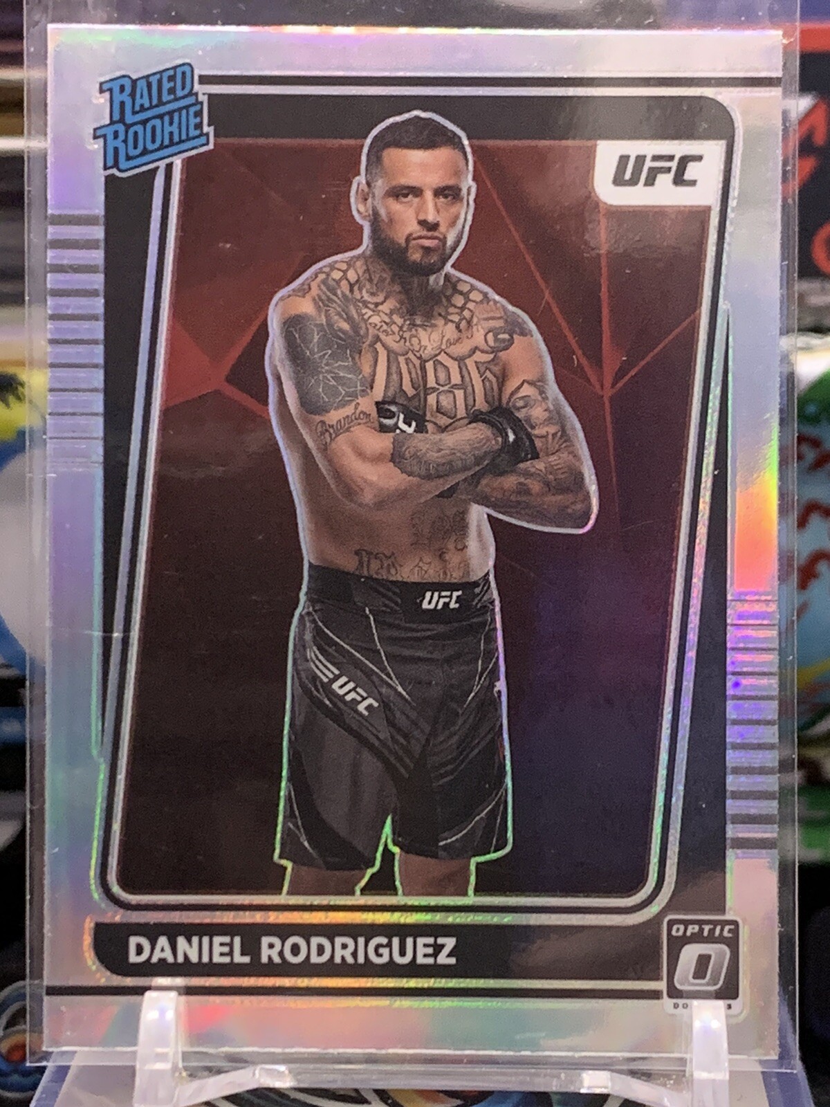 2022 OPTIC UFC SILVER HOLO PRIZM #109 DANIEL RODRIGUEZ RC 6M