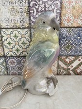Vintage porzellan rauchverzehrer lampe kakadu 50's 60's smoke eater cockatoo