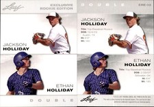 Jackson Holliday/Ethan Holliday 2023 Leaf Roo...