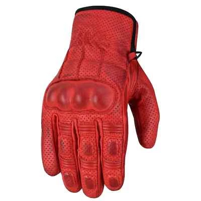 Herren Handschuhe Motorrad Handschuhe Custom Neu Leder Handschuhe - Bild 1 von 3