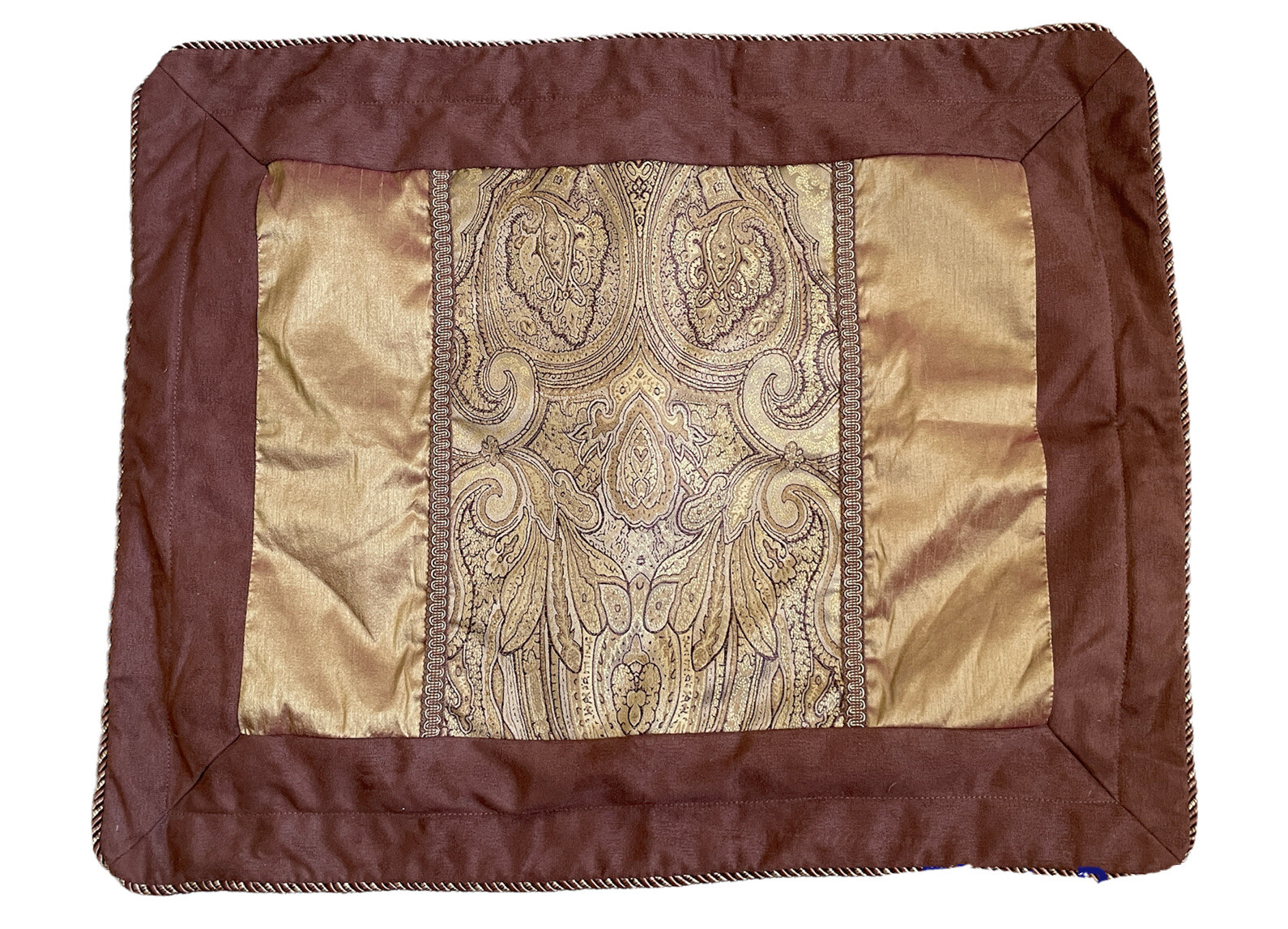 Ashley Furniture Home Store PILLOW SHAM Chocolate Brown Dama