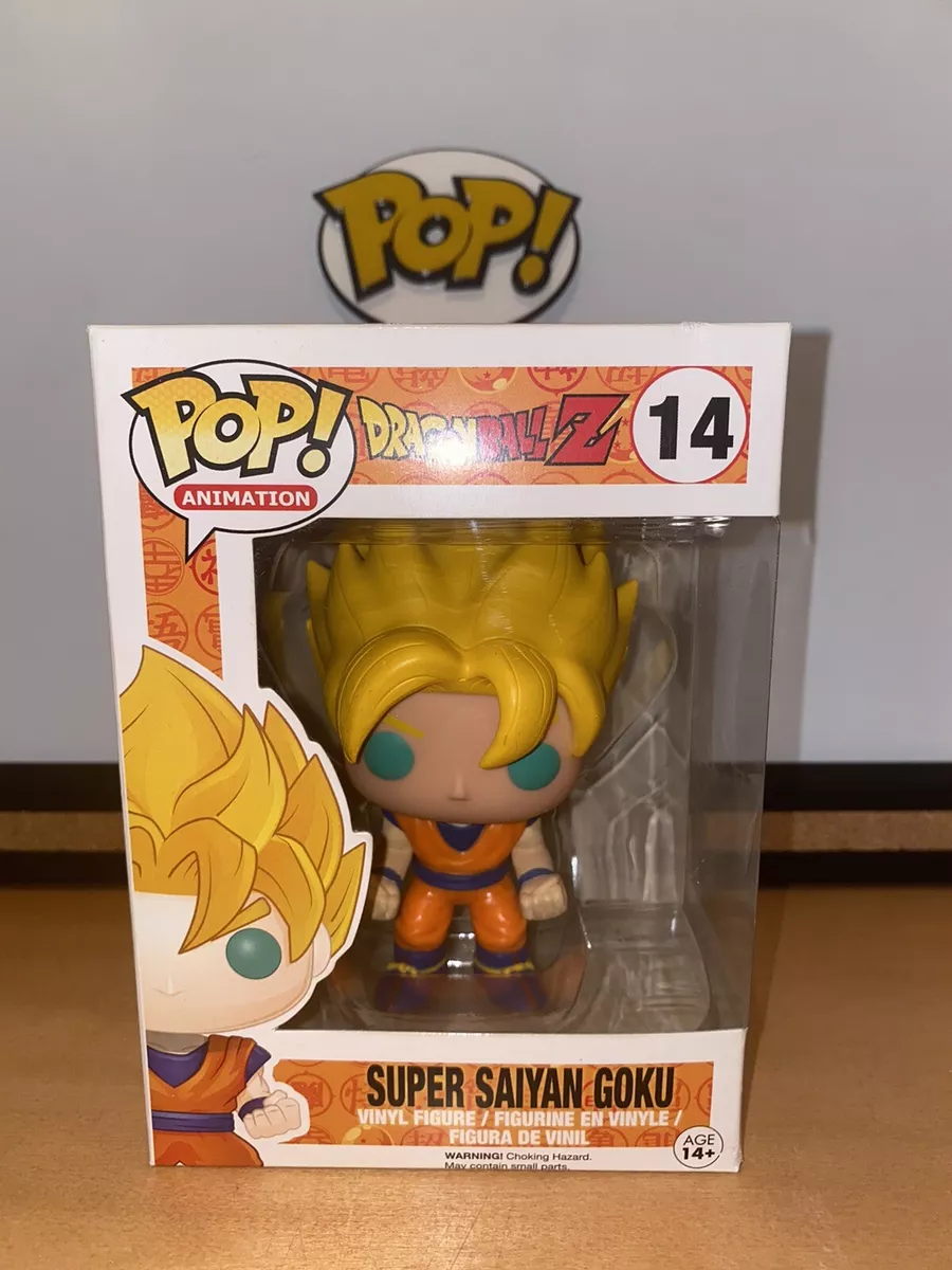 Boneco Dragon Ball Z Goku Super Saiyajin Funko Pop 14 - Papellotti